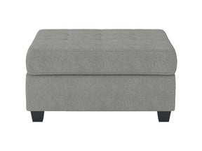 Maston Light Gray Ottoman - Ornate Home