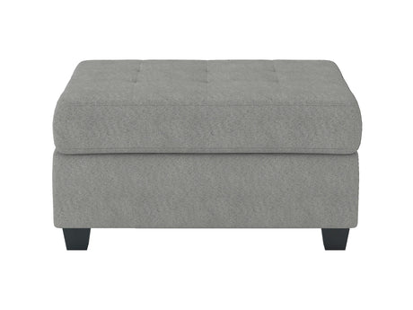 Maston Light Gray Ottoman - Ornate Home