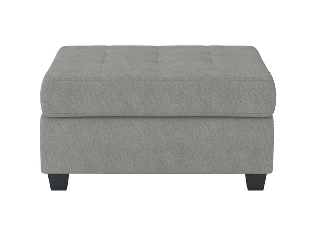 Maston Light Gray Ottoman - Ornate Home