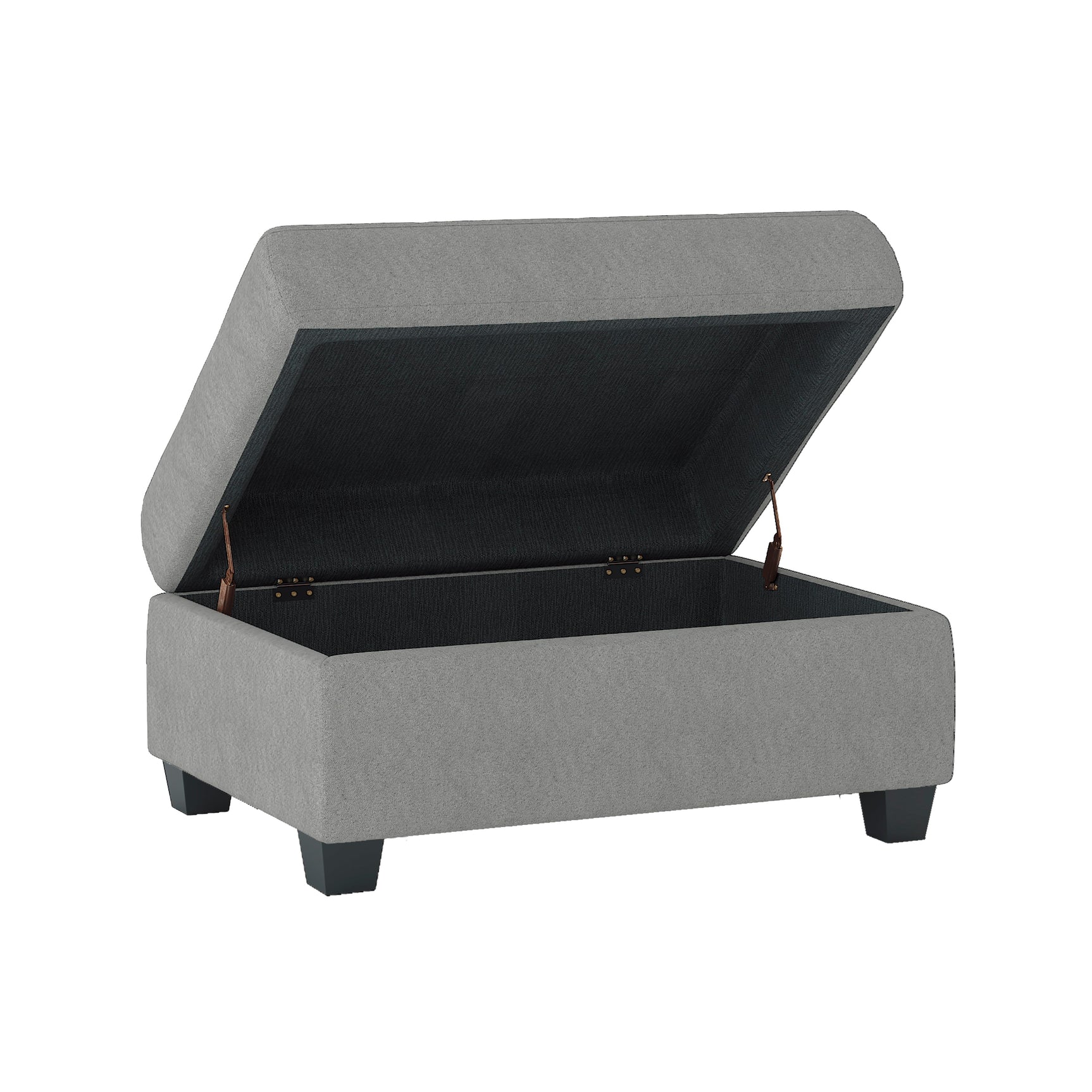 Maston Light Gray Ottoman - Ornate Home