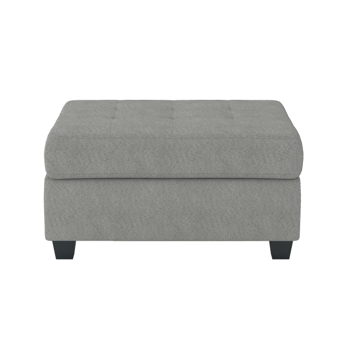 Maston Light Gray Ottoman - Ornate Home