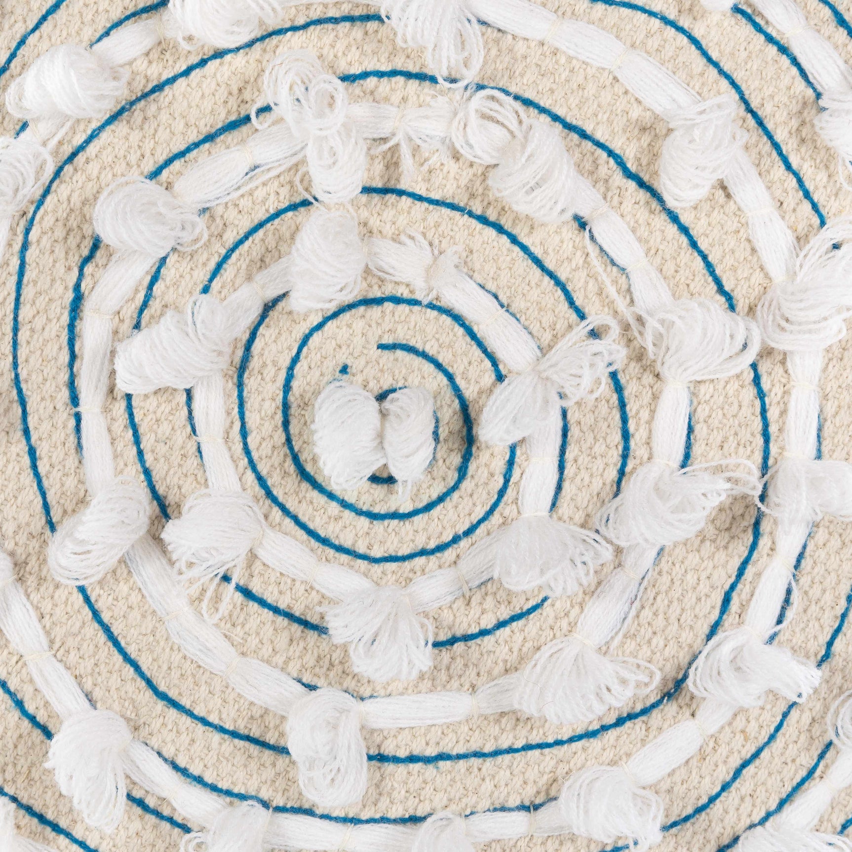 Matagami Beige Hand Woven Stool - Ornate Home