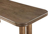 Mataranka Bistre/Brushed Golden Rectangular Dining Table - Ornate Home