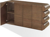 Mataranka Bistre Four Door Walnut Sideboard - Ornate Home