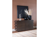 Mataranka Bistre Four Door Walnut Sideboard - Ornate Home