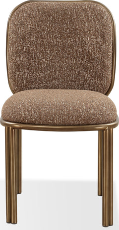 Mataranka Giraffe/Brushed Golden Dining Chair (Set of 2) - Ornate Home