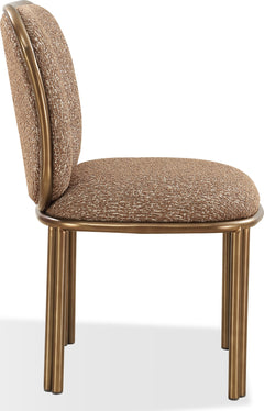 Mataranka Giraffe/Brushed Golden Dining Chair (Set of 2) - Ornate Home