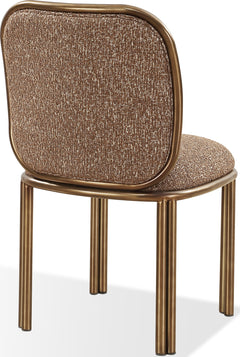 Mataranka Giraffe/Brushed Golden Dining Chair (Set of 2) - Ornate Home