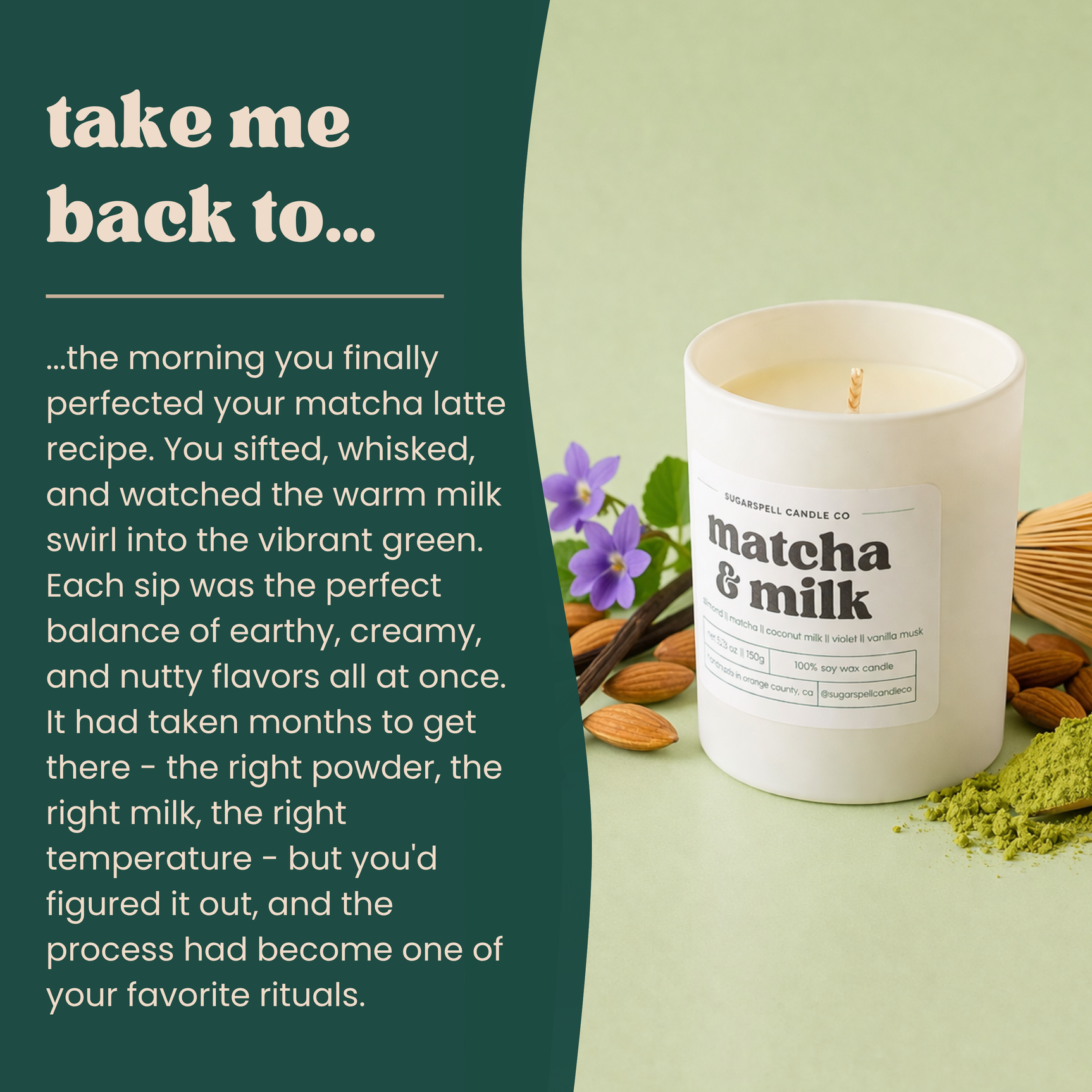 Matcha & Milk 5.3oz Soy Candle