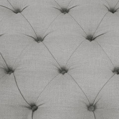 Mateo Grey Tufted Accent Bench - Ornate Home