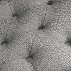 Mateo Grey Tufted Bench - Ornate Home