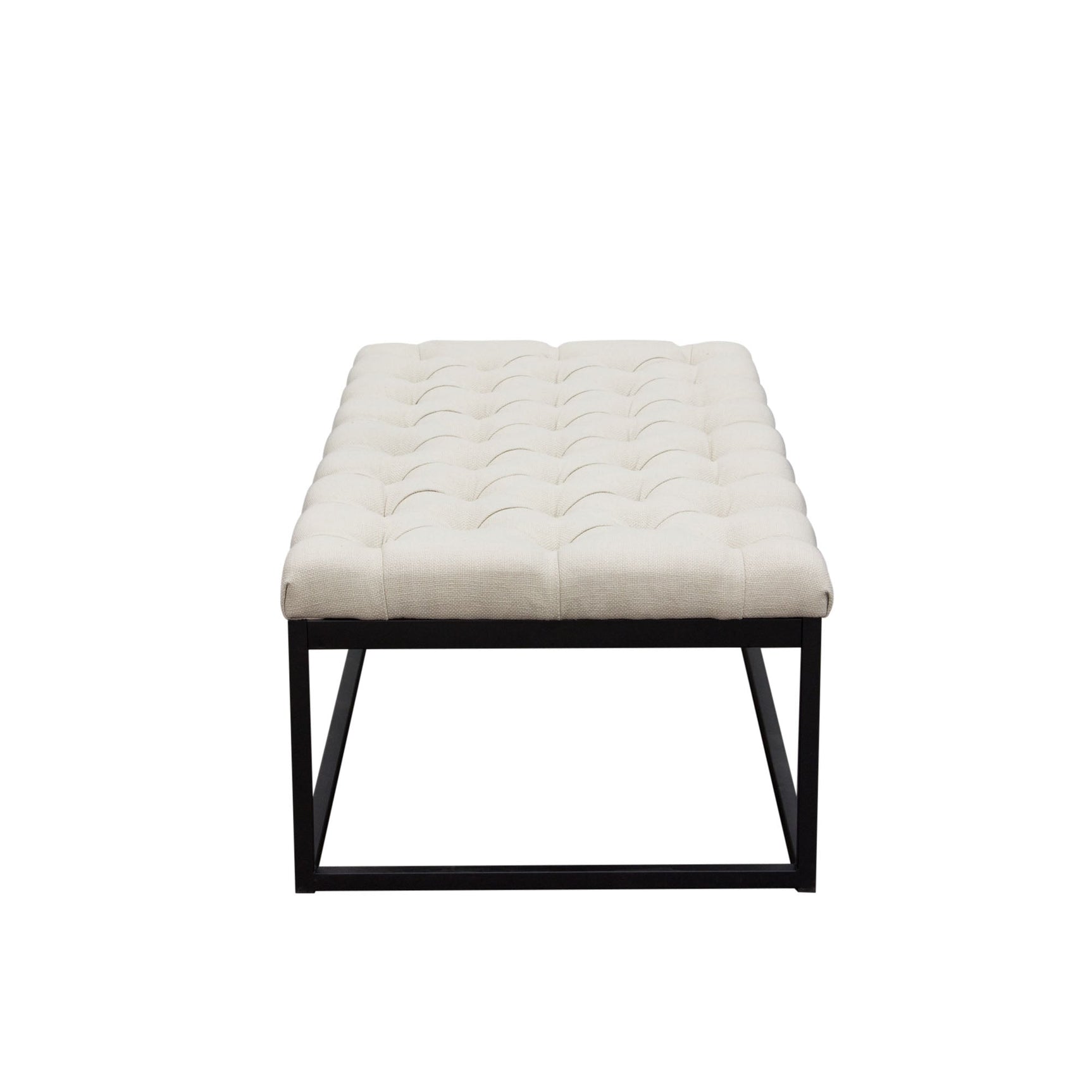 Mateo Large Sand Tufted Bench - Ornate Home