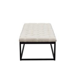 Mateo Large Sand Tufted Bench - Ornate Home