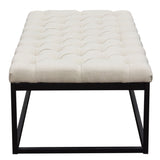 Mateo Large Sand Tufted Bench - Ornate Home