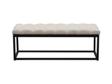 Mateo Sand Tufted Bench - Ornate Home