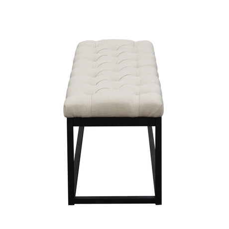 Mateo Sand Tufted Bench - Ornate Home