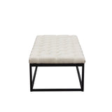 Mateo Sand Tufted Bench - Ornate Home