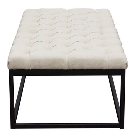 Mateo Sand Tufted Bench - Ornate Home