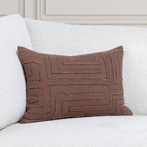 Mateo Sierra Brown 14"x20" Throw Pillow (Set of 2)