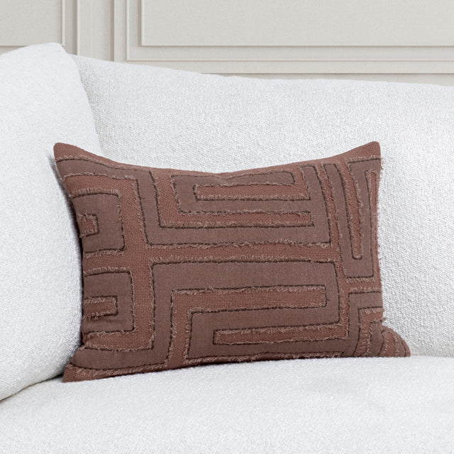 Mateo Sierra Brown 14"x20" Throw Pillow (Set of 2)