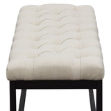 Mateo Small Sand Tufted Bench - Ornate Home