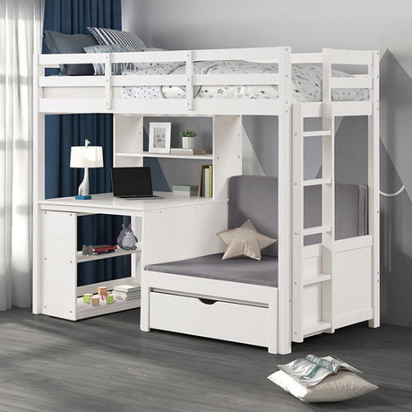 Mateo White Bunk Bed - Ornate Home