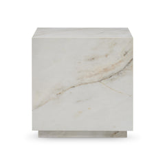 Matera Warm Shale Outdoor Side Table - Ornate Home