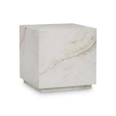 Matera Warm Shale Outdoor Side Table - Ornate Home