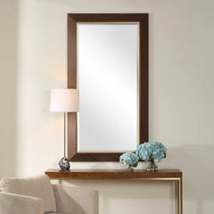Matheson Walnut Rectangular Mirror - Ornate Home