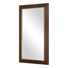 Matheson Walnut Rectangular Mirror - Ornate Home