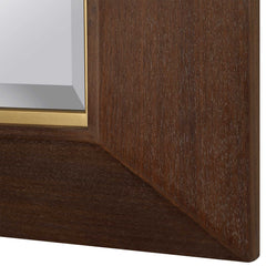 Matheson Walnut Rectangular Mirror - Ornate Home