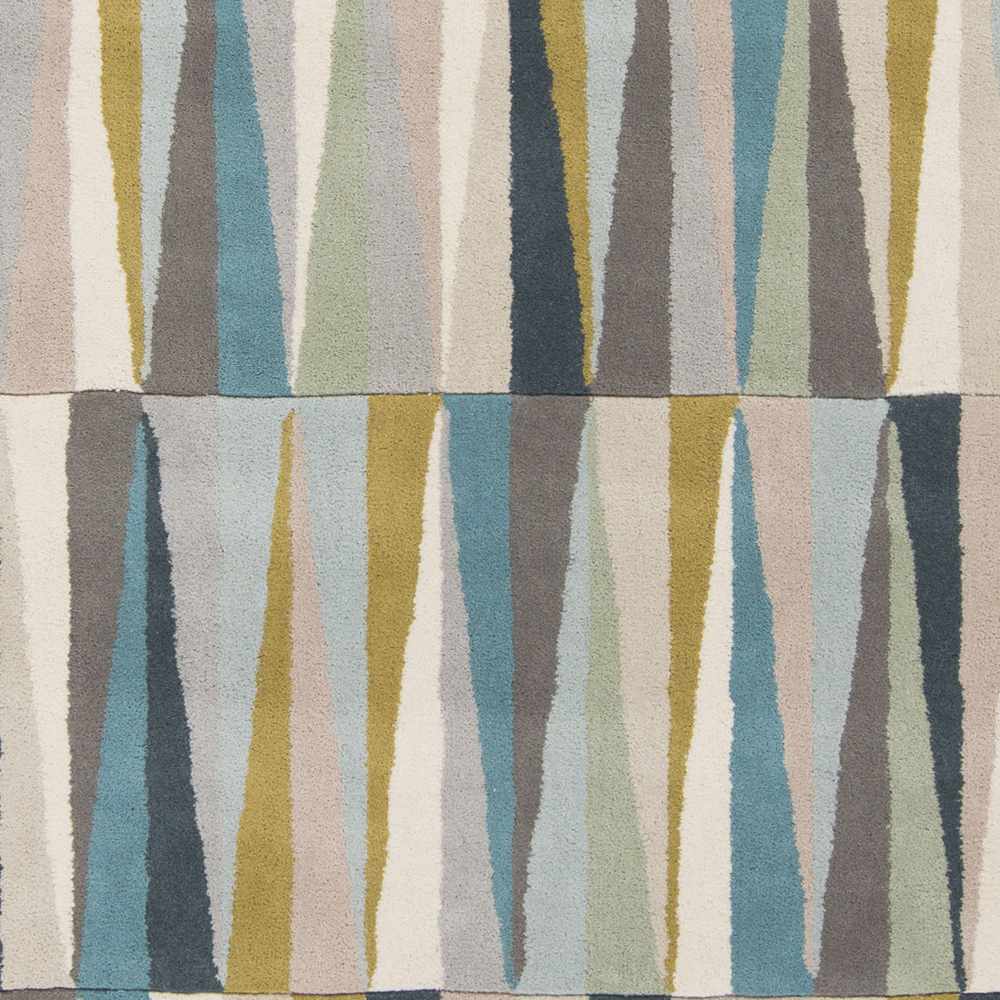 Mathiston Geometric Triangles Wool Rug - Ornate Home