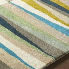 Mathiston Geometric Triangles Wool Rug - Ornate Home
