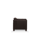 Matias Chocolate Leather Sofa - Ornate Home