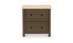 Matilda Dark Olive Nightstand - Ornate Home
