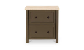 Matilda Dark Olive Nightstand - Ornate Home
