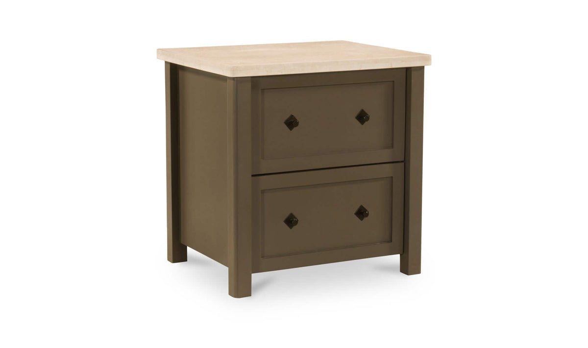 Matilda Dark Olive Nightstand - Ornate Home