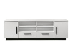 Matilda White 70.5"W TV Stand - Ornate Home