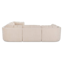 Matina Oatmeal Classic L Modular Sectional - Ornate Home