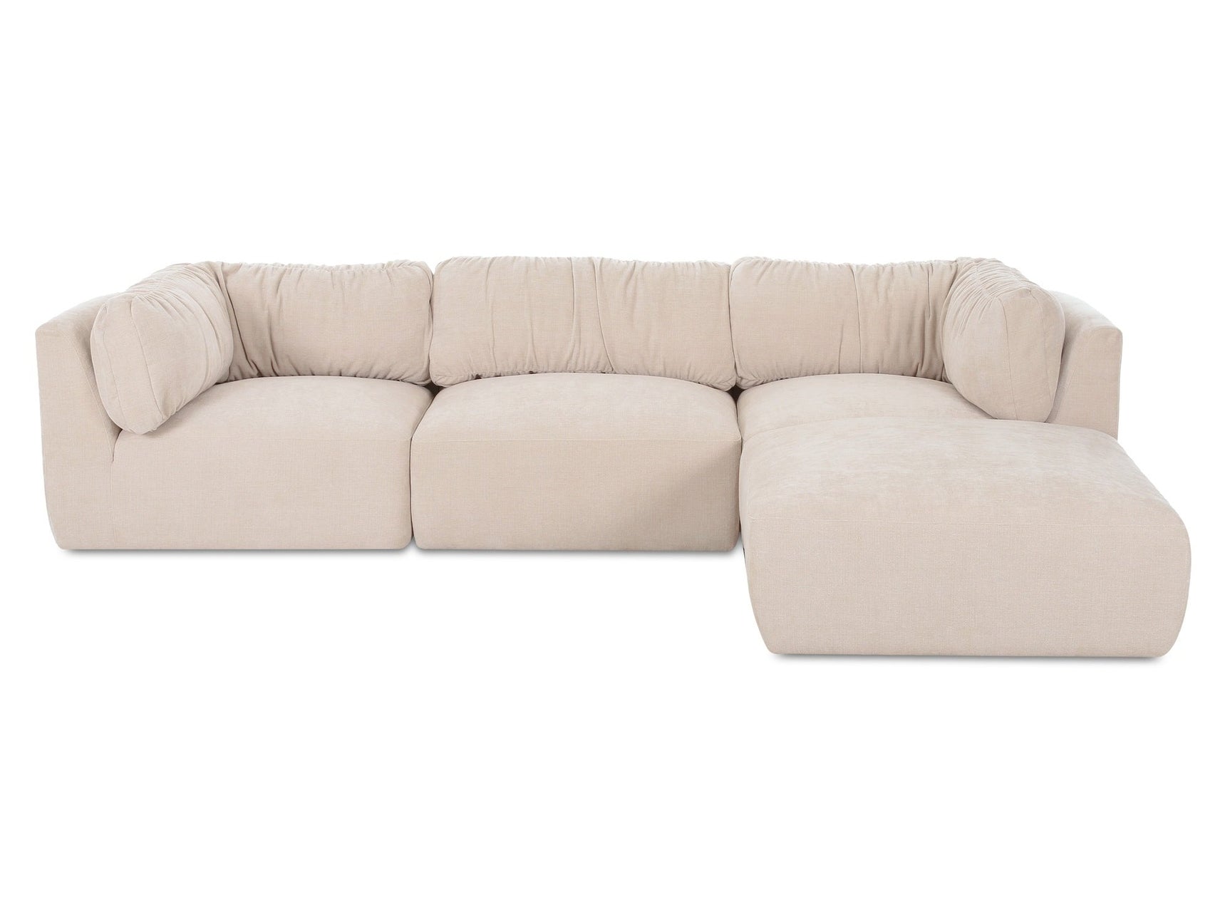 Matina Oatmeal Lounge Modular Sectional - Ornate Home