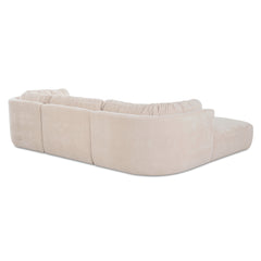 Matina Oatmeal Lounge Modular Sectional - Ornate Home