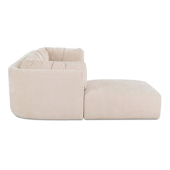 Matina Oatmeal Lounge Modular Sectional - Ornate Home