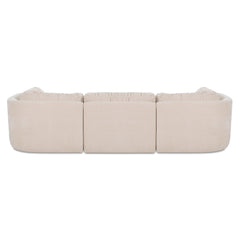 Matina Oatmeal Lounge Modular Sectional - Ornate Home