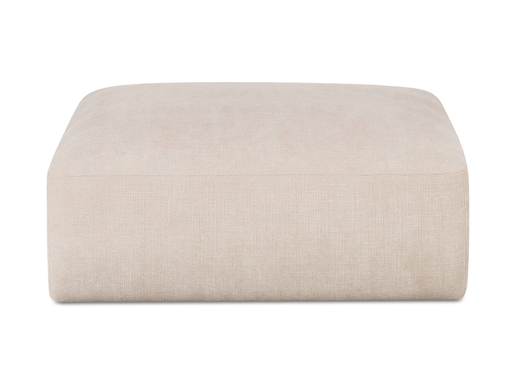 Matina Oatmeal Ottoman - Ornate Home