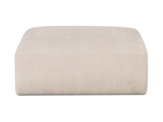 Matina Oatmeal Ottoman - Ornate Home