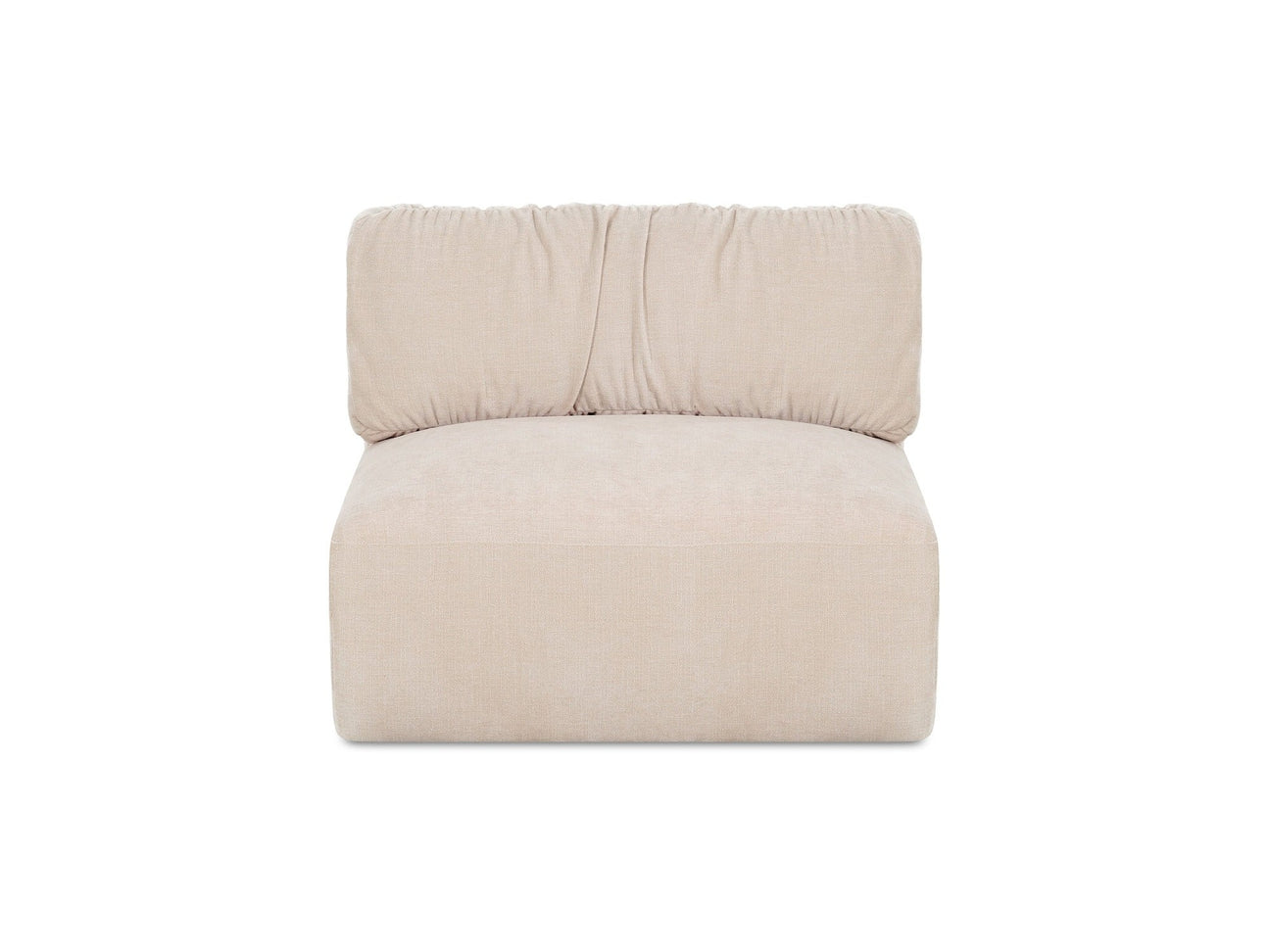 Matina Oatmeal Slipper Chair - Ornate Home