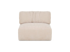 Matina Oatmeal Slipper Chair - Ornate Home