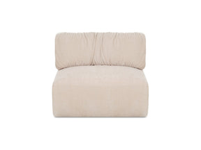 Matina Oatmeal Slipper Chair - Ornate Home