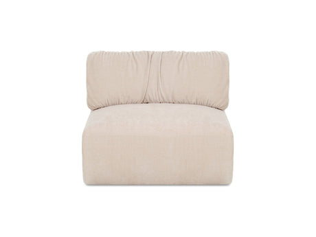 Matina Oatmeal Slipper Chair - Ornate Home