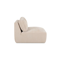 Matina Oatmeal Slipper Chair - Ornate Home